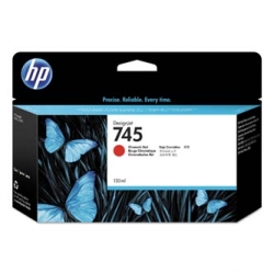 HP TUSZ F9K00A  745, CHROMATIC RED, 130ML  DESIGNJET HD PRO MFP, DESIGNJET Z2600, Z5600, ORYGINAŁ