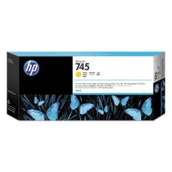 HP TUSZ F9K02A  745, YELLOW, 300ML  DESIGNJET HD PRO MFP, DESIGNJET Z2600, Z5600, ORYGINAŁ