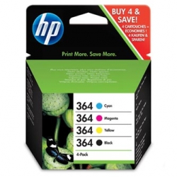 HP TUSZ N9J73AE  364 COMBO PACK, CMYK  4-PACK + PAPER COMBO-PACK,B8550,C5380,D5460, ORYGINAŁ