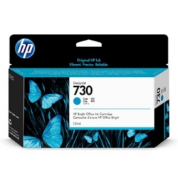 HP TUSZ P2V62A  730, CYAN, 130ML  HP DESIGNJET T1700 PRINTER SERIES, ORYGINAŁ