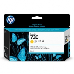 HP TUSZ P2V64A  730, YELLOW, 130ML  HP DESIGNJET T1600 SERIES,1700 SERIES,2600 SERIES, ORYGINAŁ