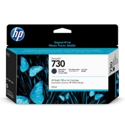 HP TUSZ P2V65A  730, MATTE BLACK, 130ML  HP DESIGNJET T1600 SERIES,1700 SERIES,2600 SERIES, ORYGINAŁ