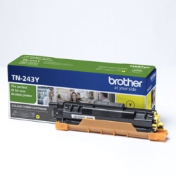 BROTHER TONER TN243Y, YELLOW, 1000S, BROTHER DCP-L3500, ORYGINAŁ
