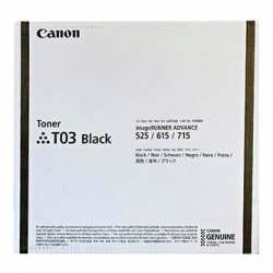 CANON TONER T03, BLACK, 51500S, 2725C001, ORYGINAŁ