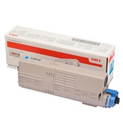 OKI TONER 46490607, CYAN, 6000S, OKI C532, ORYGINAŁ