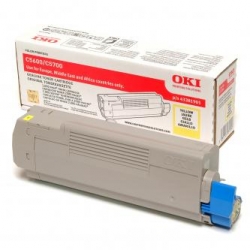 OKI TONER 43381905, YELLOW, 2000S, OKI C5600, ORYGINAŁ