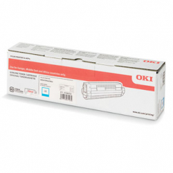 OKI TONER 47095703, CYAN, 5000S, OKI C824, ORYGINAŁ