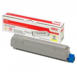 OKI TONER 43487709, YELLOW, 6000S, OKI C8600, ORYGINAŁ