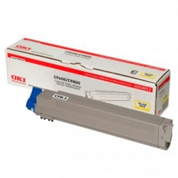 OKI TONER 42918913, YELLOW, 15000S, OKI C9600, ORYGINAŁ