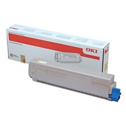 OKI TONER 45862837, YELLOW, 7300S, OKI MC853, ORYGINAŁ