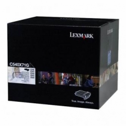 LEXMARK BĘBEN C540X71G, BLACK, 30000S, UNIT + CZARNY DEVELOPER, ORYGINAŁ